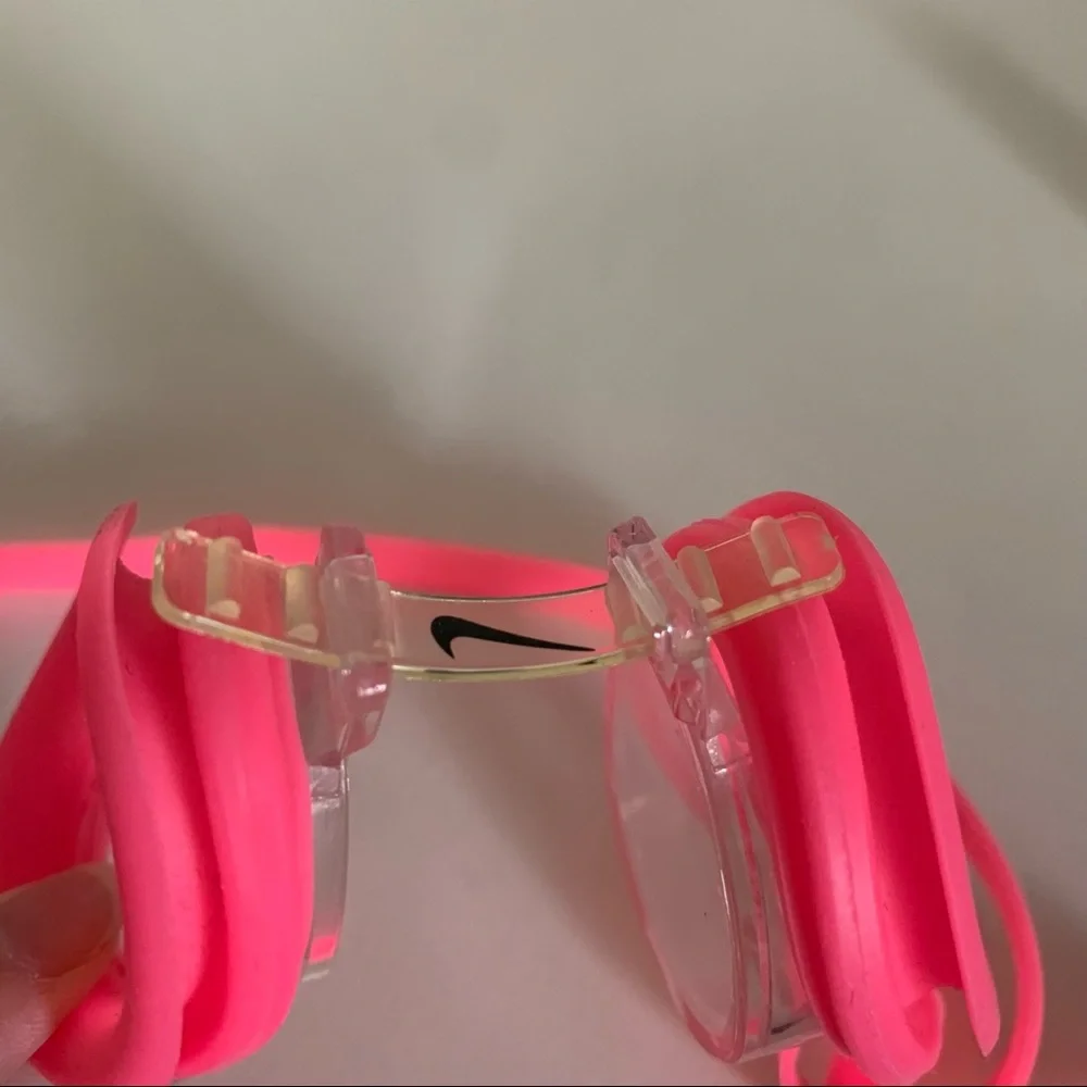 Hold Y2k Nike  neon pink clear goggles